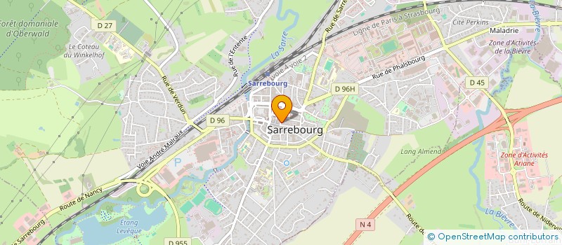 localisation de l'entreprise MADAME COLETTE LEYTON à SARREBOURG