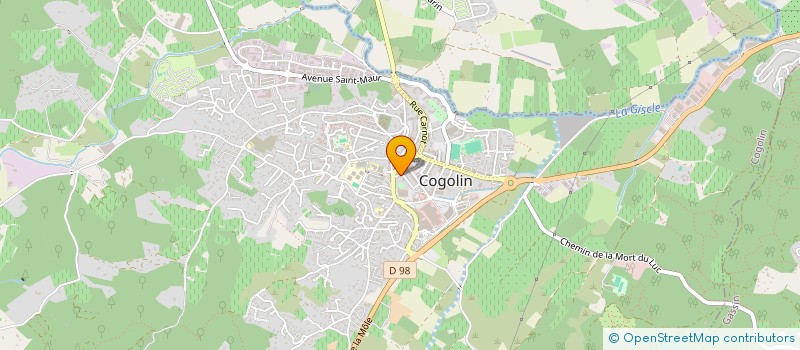 localisation de l'entreprise MADAME COLETTE LINDENBERGER à COGOLIN