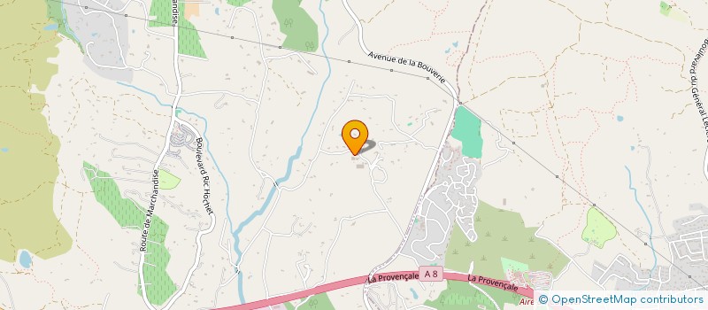 localisation de l'entreprise MADAME COLETTE LORENZETTO à ROQUEBRUNE-SUR-ARGENS