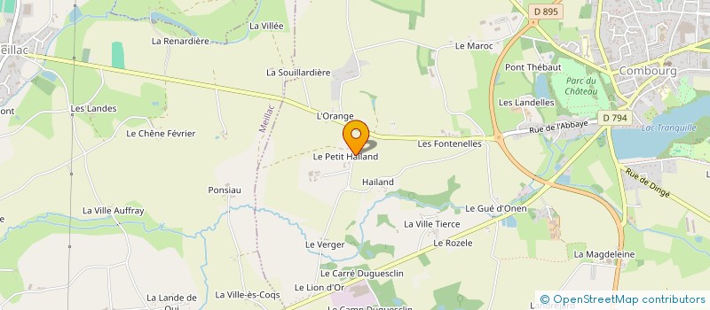 localisation de l'entreprise MADAME COLETTE LOUET à COMBOURG