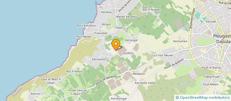 localisation de l'entreprise MADAME COLETTE LOUIS à PLOUGASTEL-DAOULAS