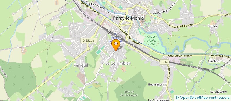 localisation de l'entreprise MADAME COLETTE MAISONNETTE à PARAY-LE-MONIAL
