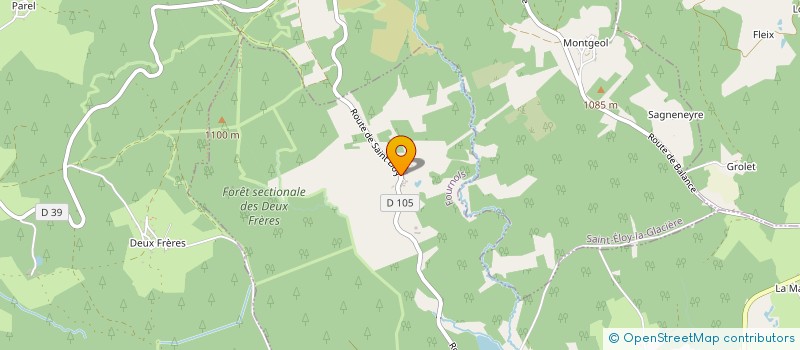 localisation de l'entreprise MADAME COLETTE MALOUVET  FOURNOLS