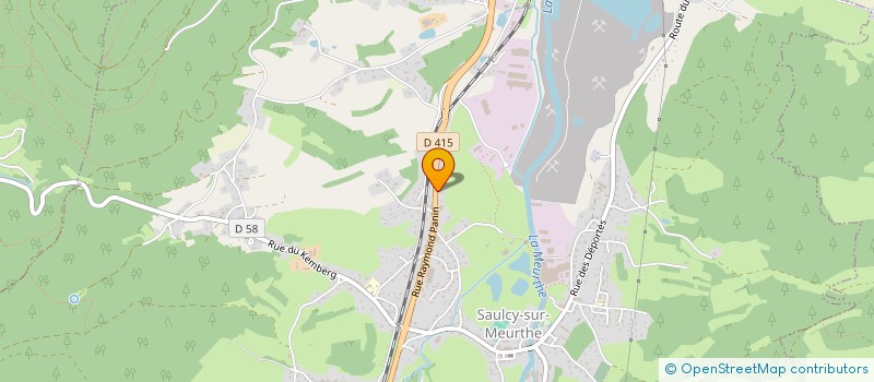 localisation de l'entreprise MADAME COLETTE MARCHAL  SAULCY-SUR-MEURTHE