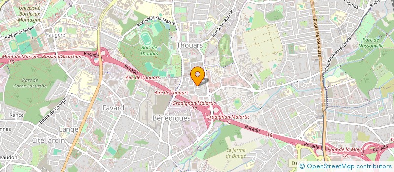 localisation de l'entreprise MADAME COLETTE MARCHAL  VILLENAVE-D'ORNON