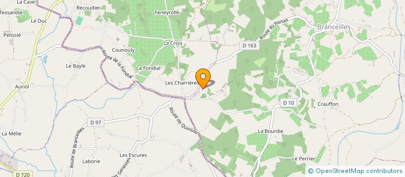 localisation de l'entreprise MADAME COLETTE MARCILLOUX à BRANCEILLES