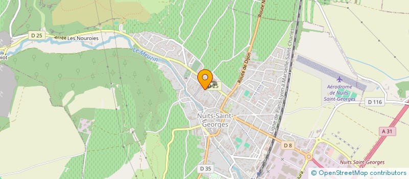 localisation de l'entreprise MADAME COLETTE MARCILLY à NUITS-SAINT-GEORGES