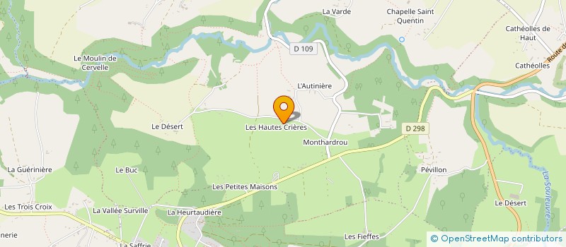 localisation de l'entreprise MADAME COLETTE MARIE  SOULEUVRE EN BOCAGE