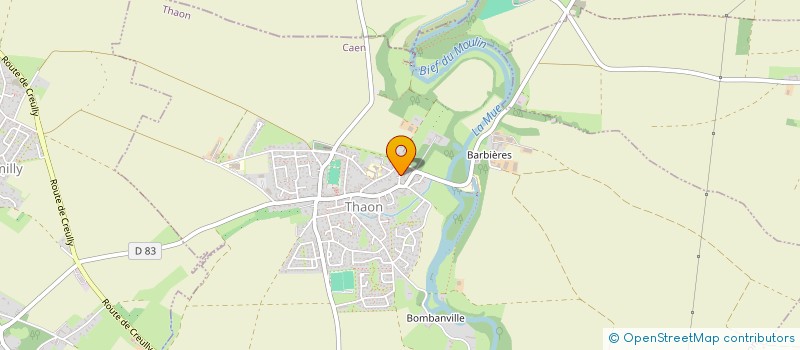 localisation de l'entreprise MADAME COLETTE MARIE  THAON