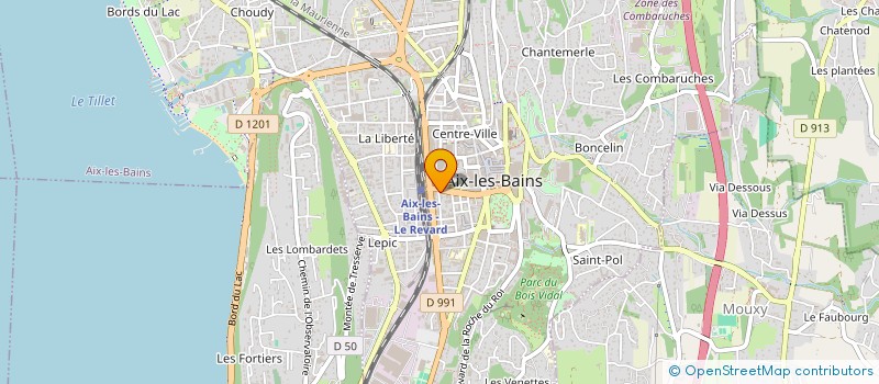 localisation de l'entreprise MADAME COLETTE MARIE MORTREUX à AIX-LES-BAINS