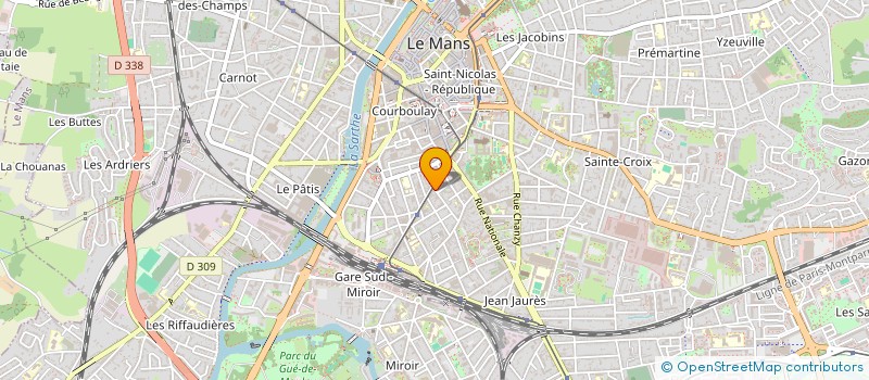 localisation de l'entreprise MADAME COLETTE MARTEAU à LE MANS