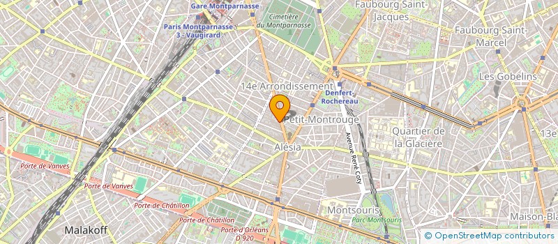 localisation de l'entreprise MADAME COLETTE MENERET  PARIS