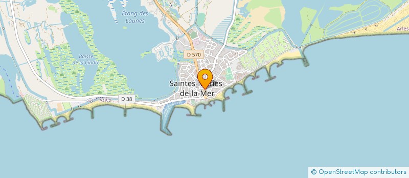 localisation de l'entreprise MADAME COLETTE MERCIER à SAINTES-MARIES-DE-LA-MER