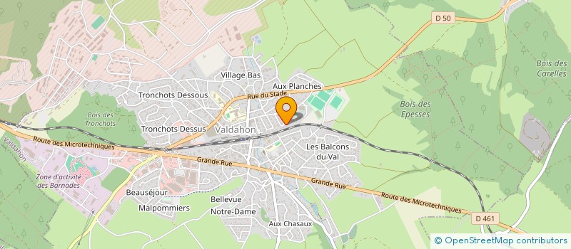 localisation de l'entreprise MADAME COLETTE MESNIER  VALDAHON