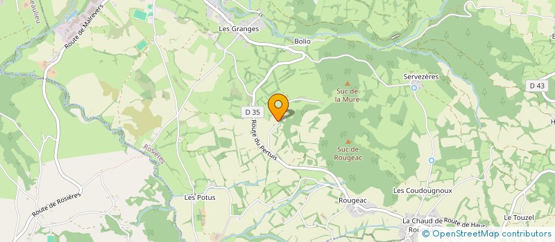 localisation de l'entreprise MADAME COLETTE MICHAUD  VOREY