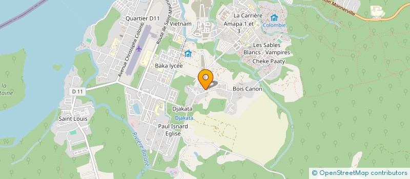 localisation de l'entreprise MADAME COLETTE MICHEL à SAINT-LAURENT-DU-MARONI