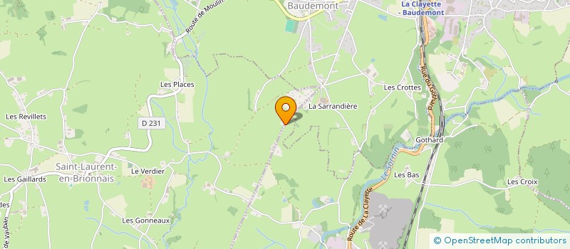 localisation de l'entreprise MADAME COLETTE MICHON  SAINT-LAURENT-EN-BRIONNAIS