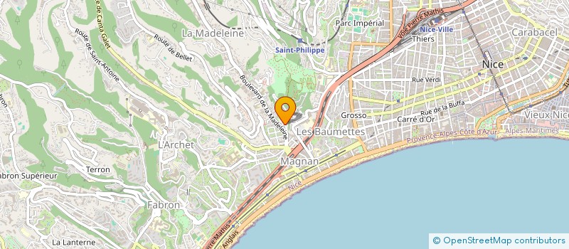 localisation de l'entreprise MADAME COLETTE MICONNET à NICE