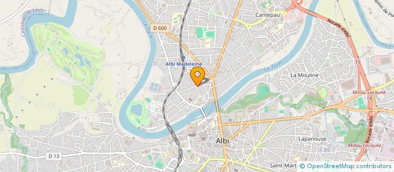 localisation de l'entreprise MADAME COLETTE MIGNOT à ALBI