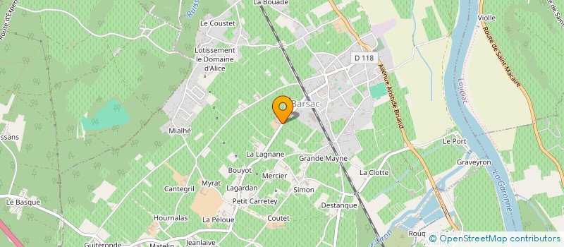 localisation de l'entreprise MADAME COLETTE MILLAS  GUILLOS