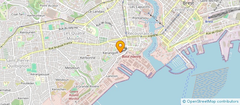 localisation de l'entreprise MADAME COLETTE MOLINA à BREST