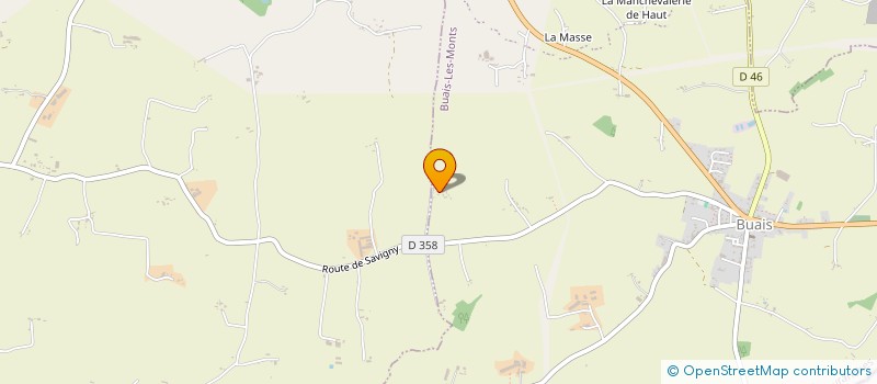 localisation de l'entreprise MADAME COLETTE MONTECOT  BUAIS-LES-MONTS