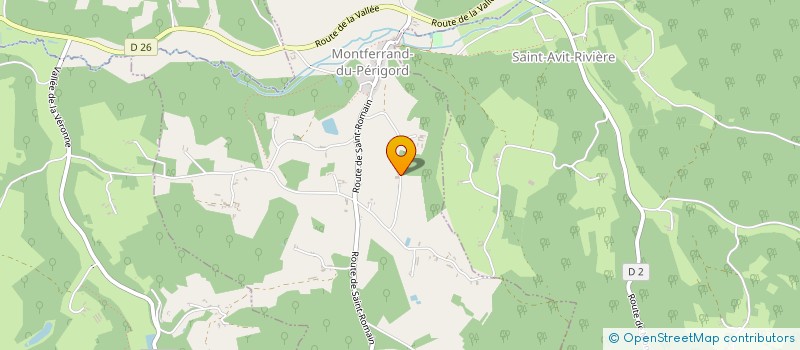 localisation de l'entreprise MADAME COLETTE MONZIE  MONTFERRAND-DU-PERIGORD