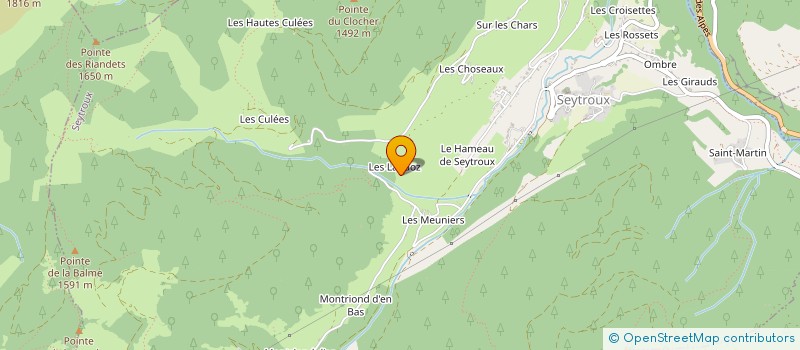 localisation de l'entreprise MADAME COLETTE MORALLET  SEYTROUX