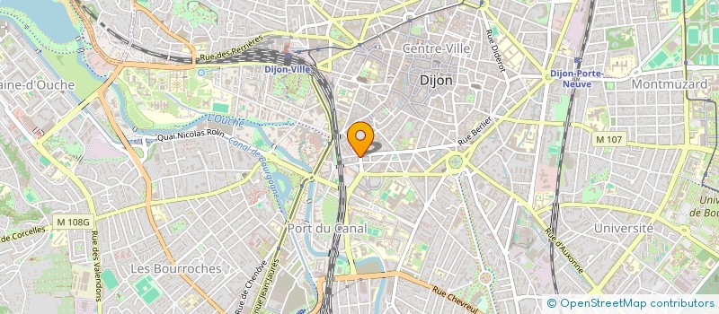 localisation de l'entreprise MADAME COLETTE MOREL  DIJON