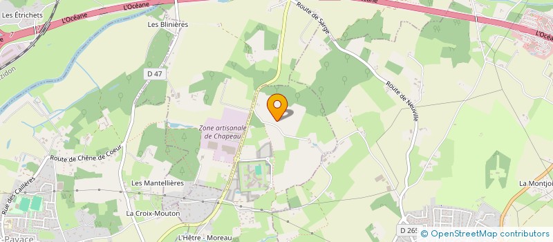 localisation de l'entreprise MADAME COLETTE MORICEAU  COULAINES