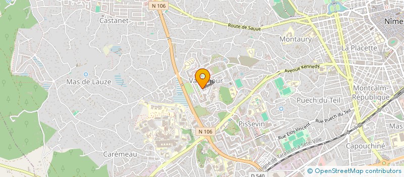 localisation de l'entreprise MADAME COLETTE NAVE  NIMES