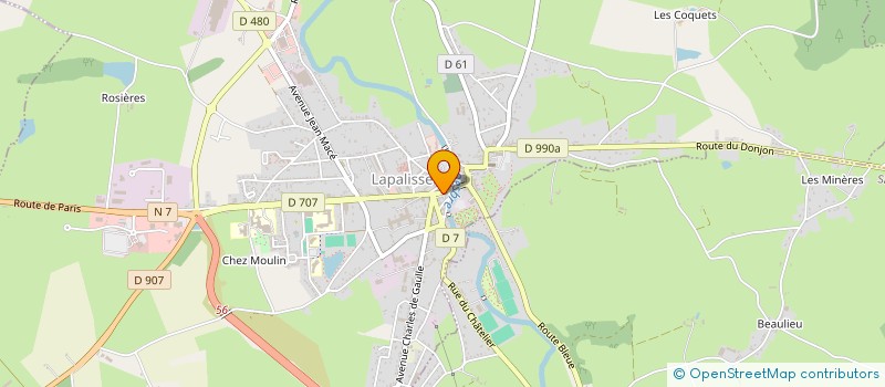 localisation de l'entreprise MADAME COLETTE NEBOUT  VARENNES-SUR-TECHE