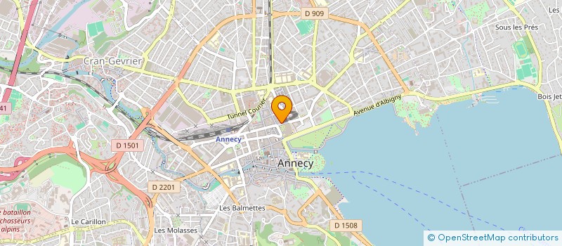 localisation de l'entreprise MADAME COLETTE NEGRONI à ANNECY