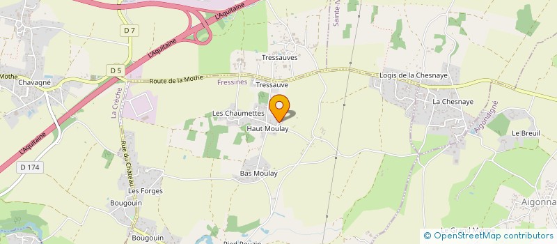 localisation de l'entreprise MADAME COLETTE NIVET  FRESSINES