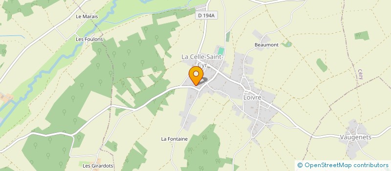 localisation de l'entreprise MADAME COLETTE NOMENYO  LA CELLE-SAINT-CYR