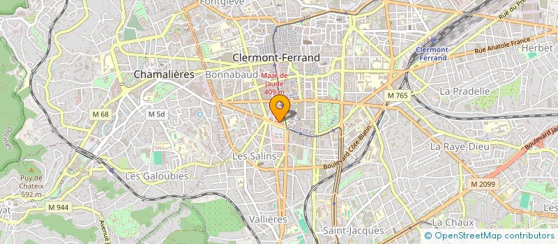 localisation de l'entreprise MADAME COLETTE PALAYZY  CLERMONT-FERRAND