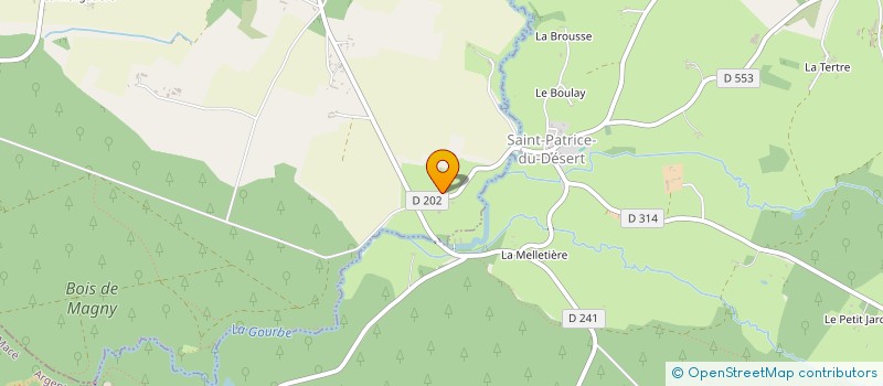 localisation de l'entreprise MADAME COLETTE PAULIN à MAGNY-LE-DESERT