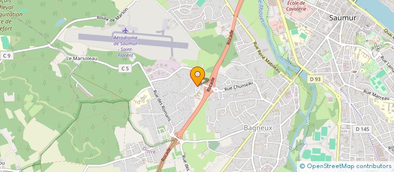 localisation de l'entreprise MADAME COLETTE PELLUAUD  SAUMUR