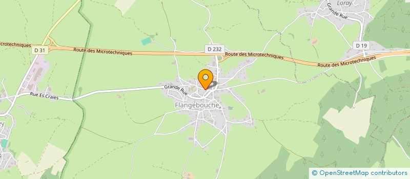 localisation de l'entreprise MADAME COLETTE PERRIN  FLANGEBOUCHE