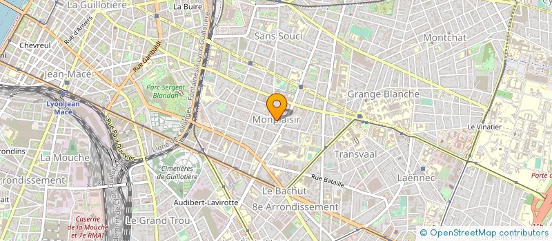 localisation de l'entreprise MADAME COLETTE PERROT  LYON