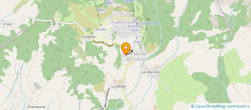 localisation de l'entreprise MADAME COLETTE PEYTAVIN DE GARAM  SAINT-MICHEL-DE-CHAILLOL