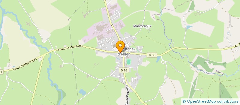 localisation de l'entreprise MADAME COLETTE PICANDET  VILLEFRANCHE-D'ALLIER