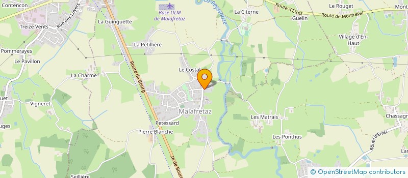 localisation de l'entreprise MADAME COLETTE PIERRECLOS à MALAFRETAZ