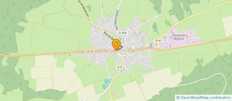 localisation de l'entreprise MADAME COLETTE POBELLE  LEVIER