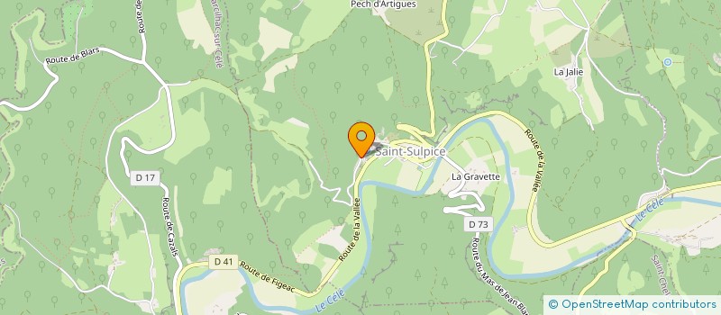 localisation de l'entreprise MADAME COLETTE PONS  SAINT-SULPICE