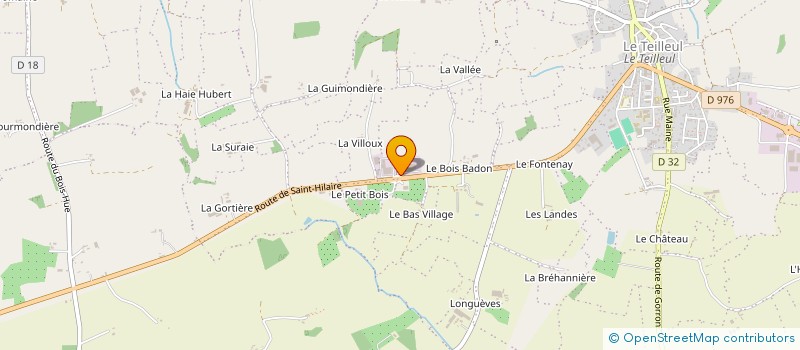 localisation de l'entreprise MADAME COLETTE POUPINET  LE TEILLEUL