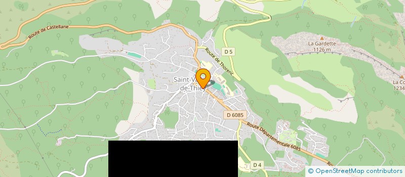 localisation de l'entreprise MADAME COLETTE PUERTAS  PEYMEINADE