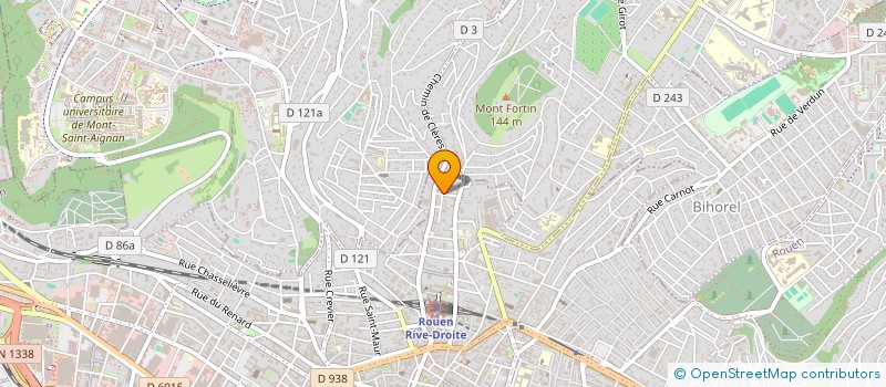 localisation de l'entreprise MADAME COLETTE QUENEDEY  ROUEN