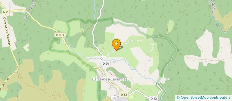 localisation de l'entreprise MADAME COLETTE QUET  FLORAC TROIS RIVIERES