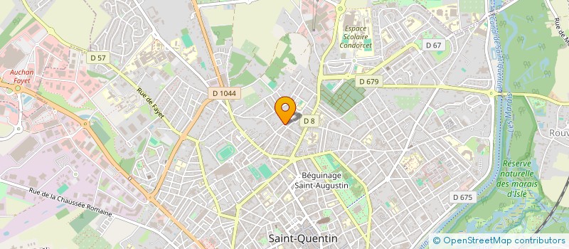 localisation de l'entreprise MADAME COLETTE QUEVREUX à SAINT-QUENTIN
